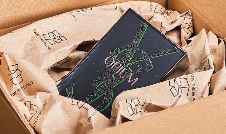 Bedrukt opvulpapier van Zipa: Maak je verpakking uniek